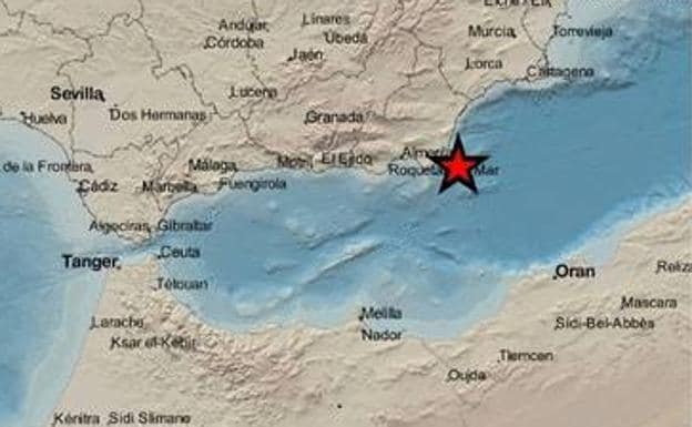 Un terremoto de 2,6 grados se deja sentir en la zona del Levante