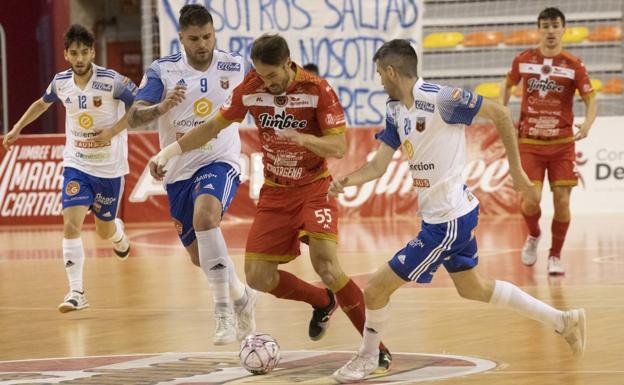 El Jimbee deja escapar el triunfo ante el Zaragoza en los minutos finales