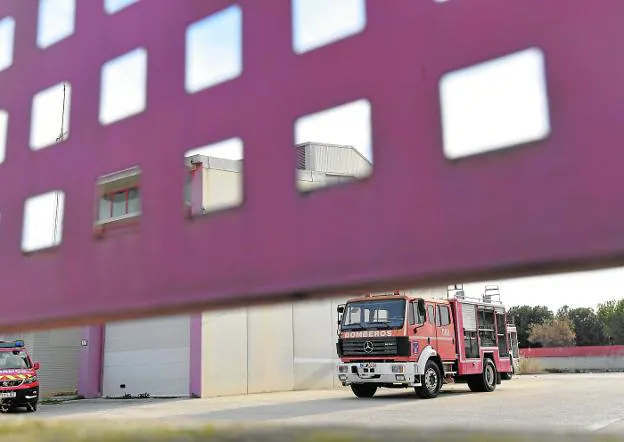 Image of the San Ginés Fire Station, now used as a warehouse, as indicated by the Sime. 