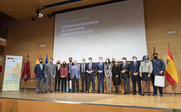Grupo Fuertes, Navantia y Biyectiva Technology reciben el Premio Campus de Excelencia Internacional Mare Nostrum