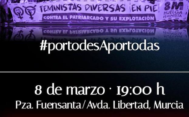 El Movimiento Feminista convoca una manifestación en Murcia para conmemorar el 8 de marzo