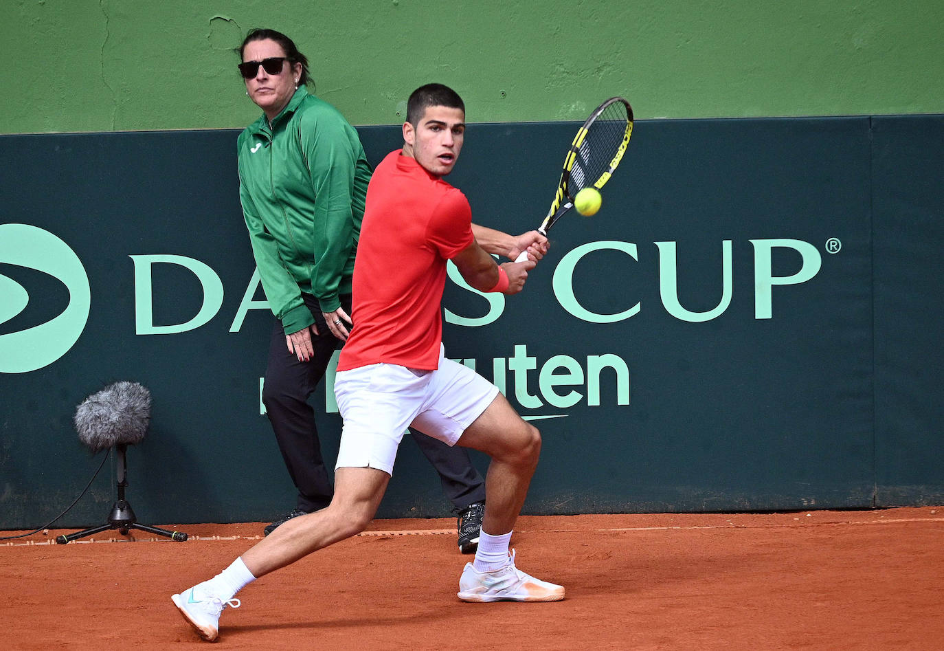 El debut de Carlos Alcaraz en la Copa Davis, en imágenes