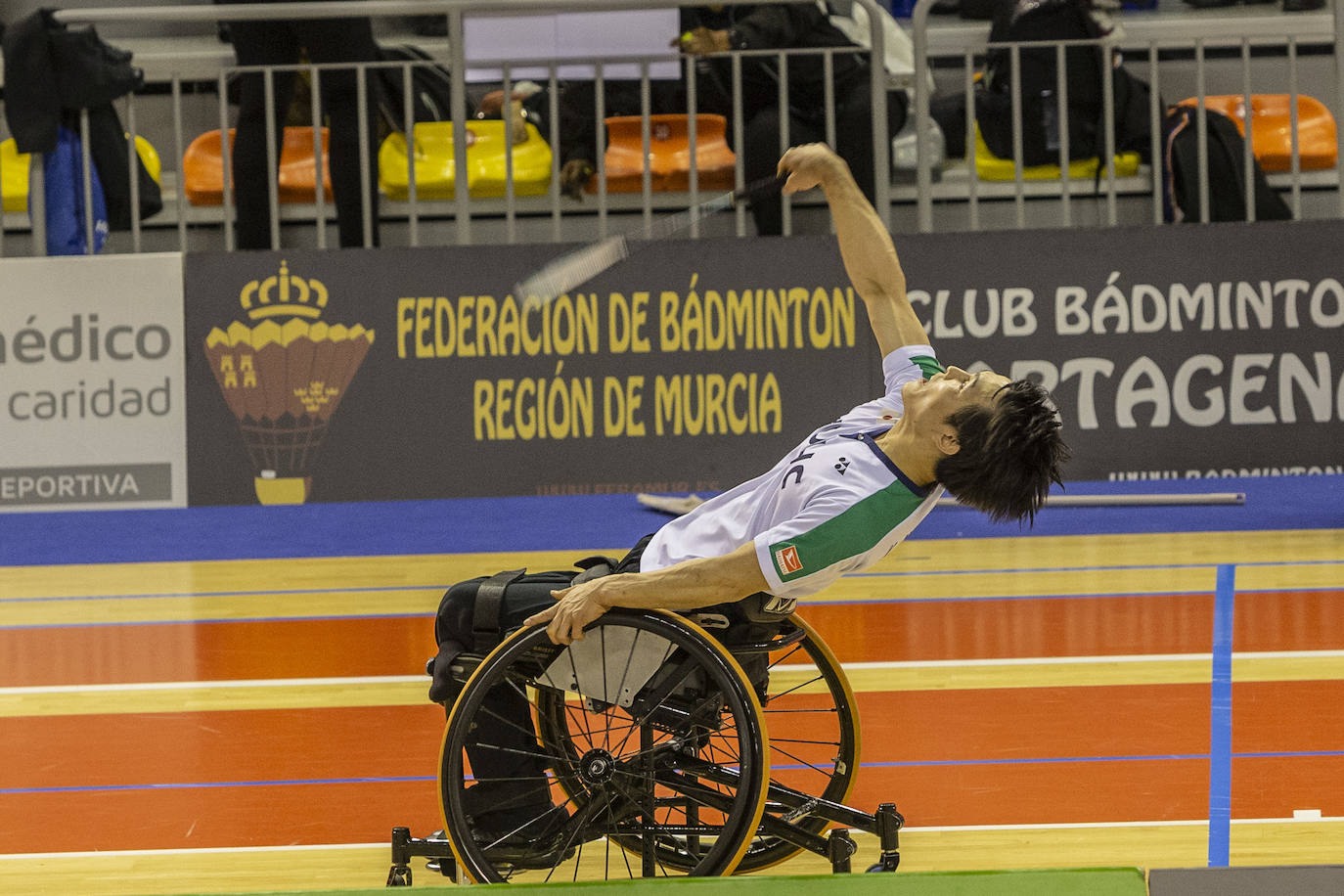 Primera jornada del torneo internacional de parabádminton en Cartagena