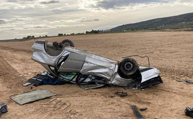 Seis heridos, dos de ellos menores, en dos accidentes de tráfico en Aledo y Sangonera la Seca