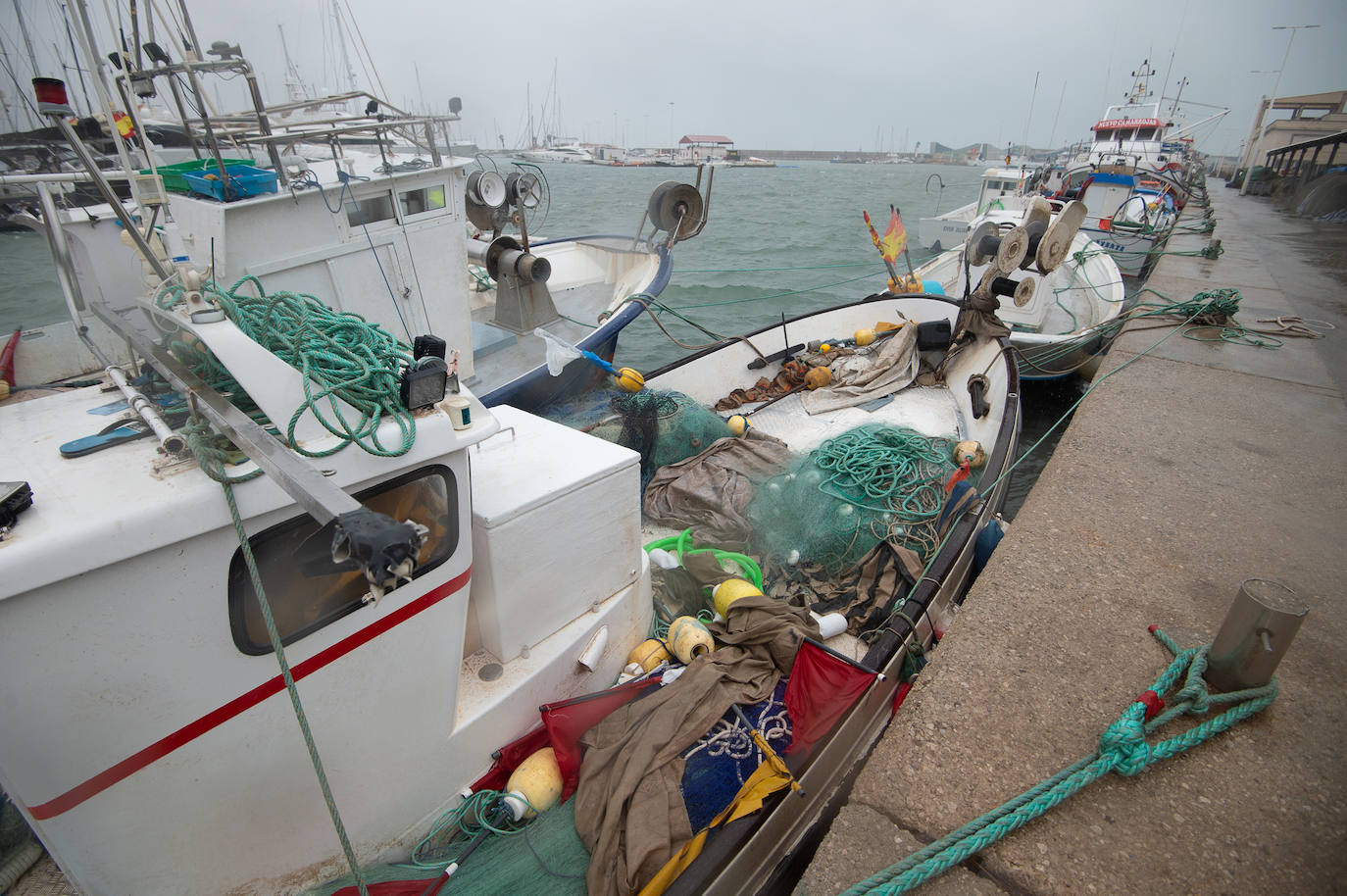 Los pescadores del Mar Menor se suman a la huelga