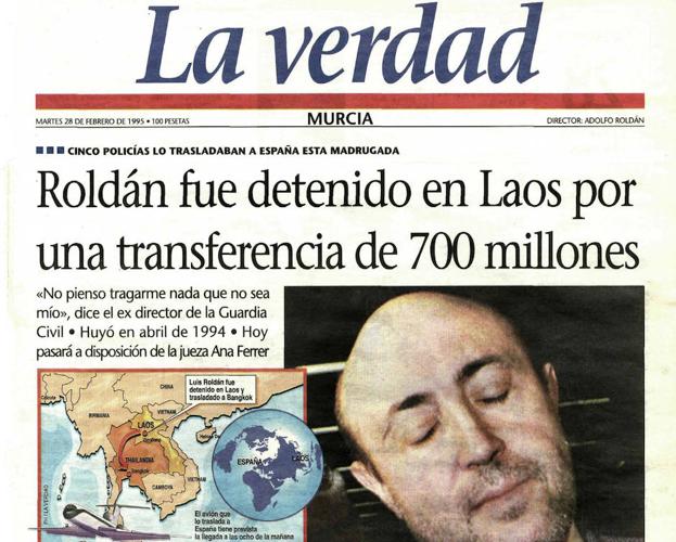 Así contó LA VERDAD la histórica detención de Roldán por apropiarse de 9,6 millones de euros de la Guardia Civil