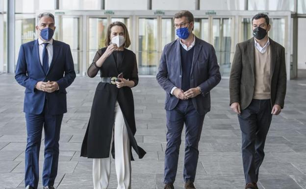 El eje Galicia-Andalucía para liderar el nuevo PP acota la influencia de Ayuso