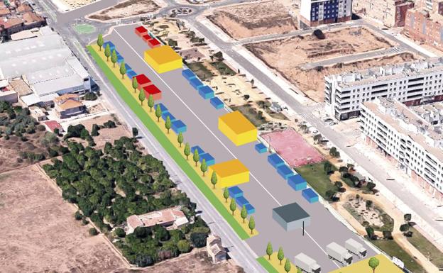 Proyectan en El Palmar el primer recinto para fiestas con escenario y espacio para atracciones