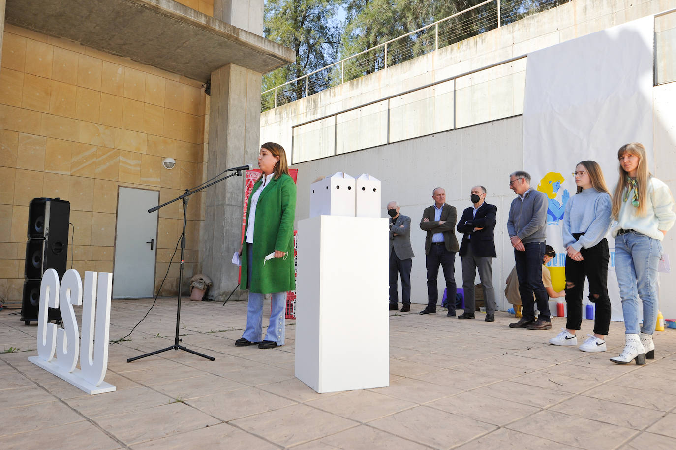 Suelta de palomas por la paz en Ucrania