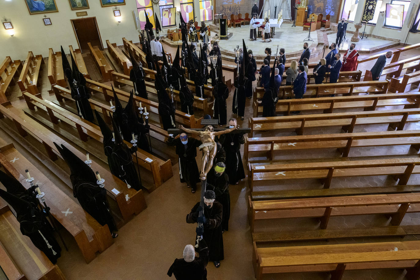 La procesión del Cristo de la Fe de 2022 en Murcia