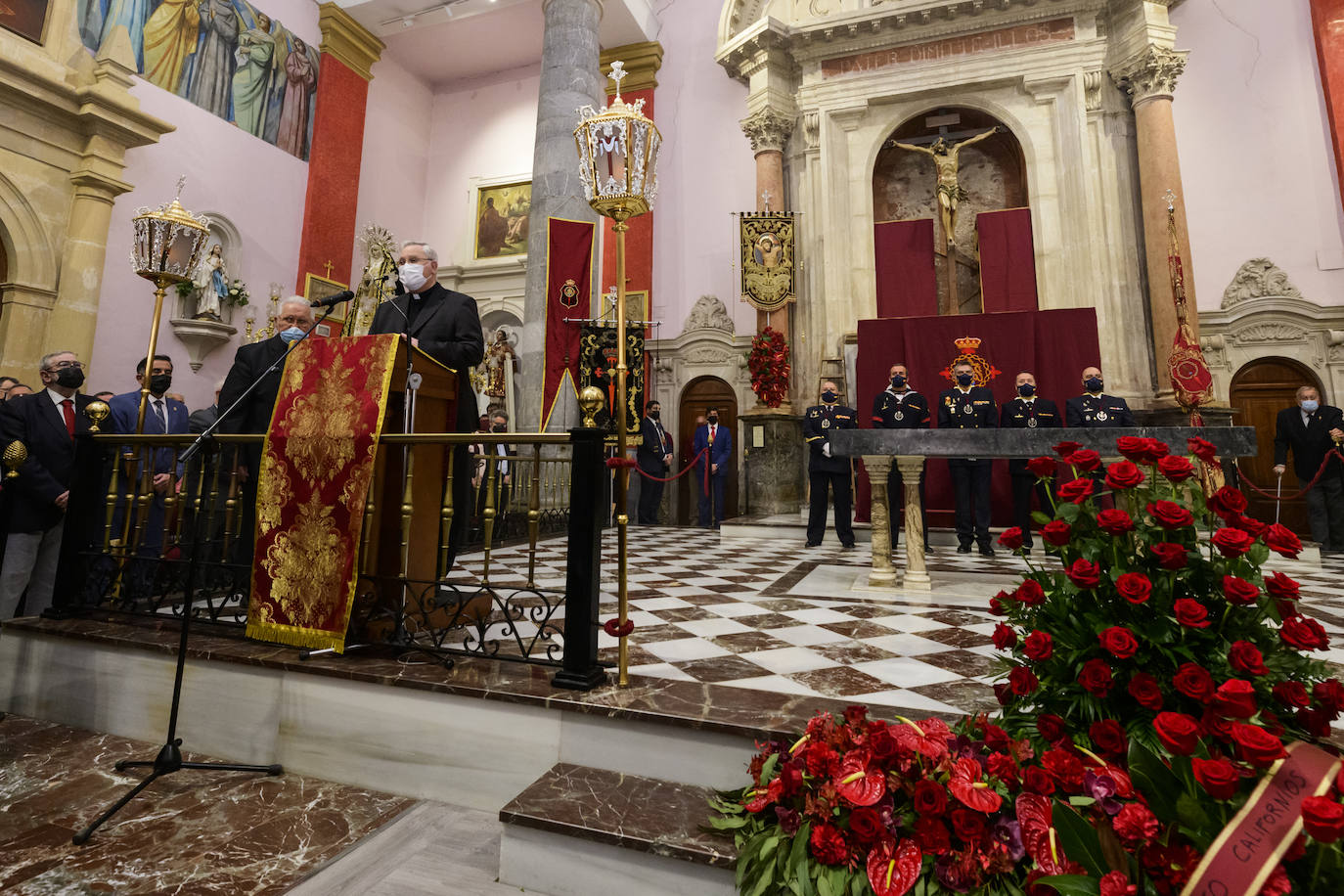 Descendimiento del Cristo del Perdón en la iglesia de San Antolín de Murcia