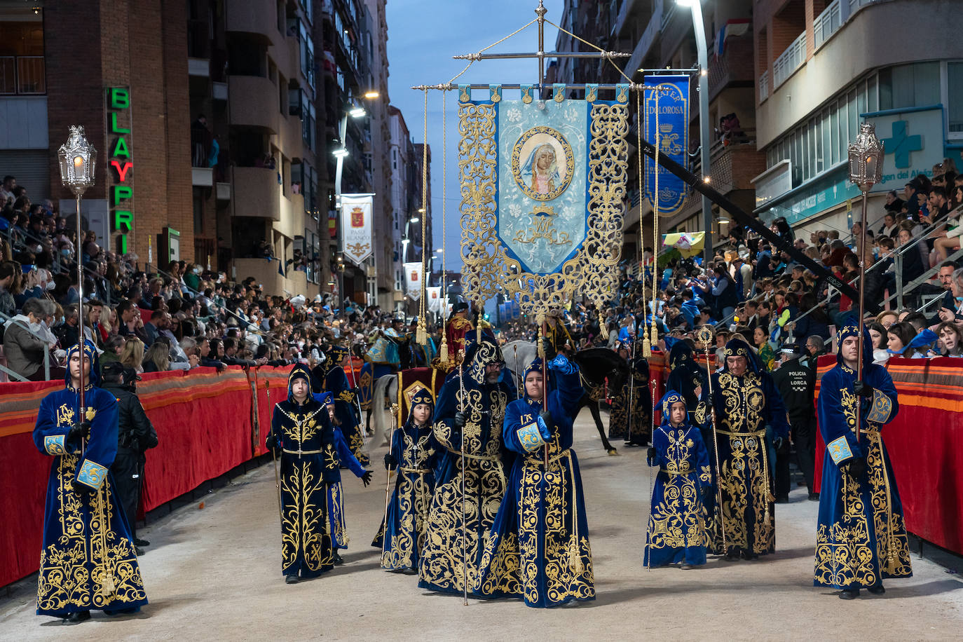 El lujo de Egipto en la procesión azul de Domingo de Ramos