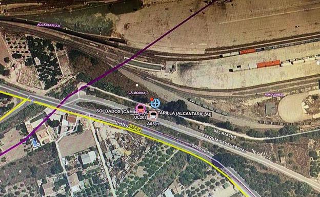 Dos personas resultan heridas al volcar su vehículo en la pedanía murciana de Nonduermas