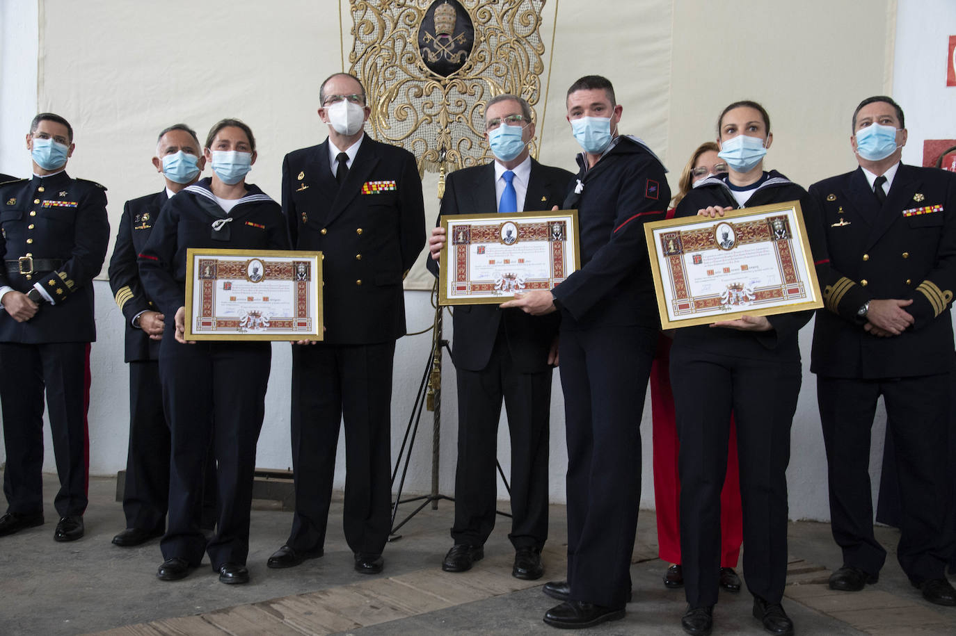 Reconocimientos y homenajes de la Agrupación de San Pedro Apóstol de Cartagena