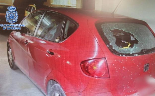 Detenido un hombre en Murcia por disparar con una escopeta sobre el vehículo de su víctima