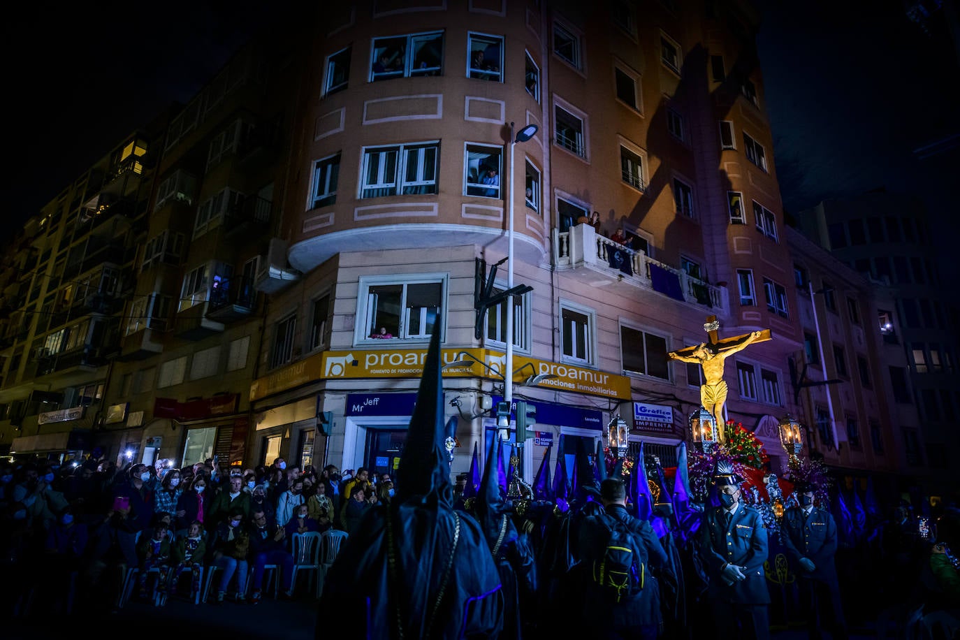 La procesión del Jueves Santo de Murcia, en imágenes