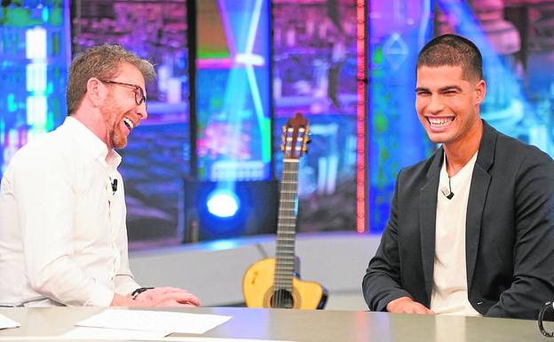 Alcaraz se divierte en 'El Hormiguero'