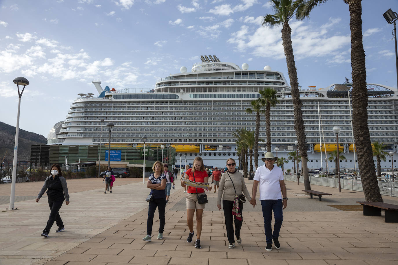 El crucero 'Wonder of the Seas', en Cartagena