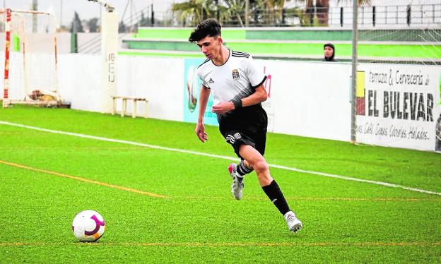 The young Fran Hernández, who has just signed for Betis with his brother Álex, this season. 