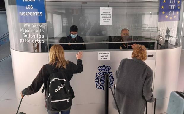 Detenidas ocho personas en el aeropuerto de Corvera durante el primer cuatrimestre del año