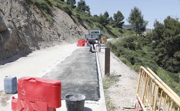 La carretera de acceso al castillo de Lorca por Santa María reabrirá este fin de semana al tráfico
