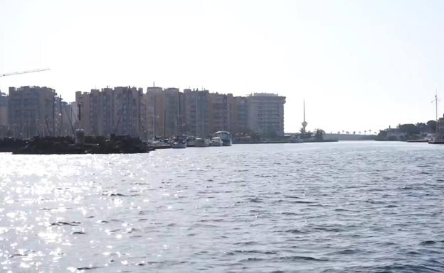 Así está el Mar Menor en la zona de El Estacio