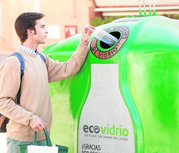 La recogida selectiva de vidrio alcanza un crecimiento del 2,4% en la Región de Murcia