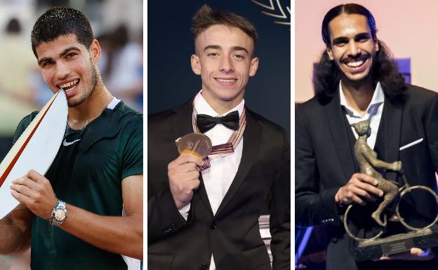 Alcaraz, Acosta y Katir, juntos en Cartagena