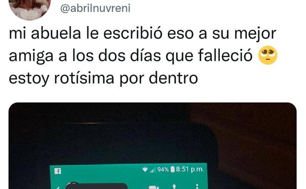 El emotivo mensaje de despedida de una abuela tras fallecer su mejor amiga