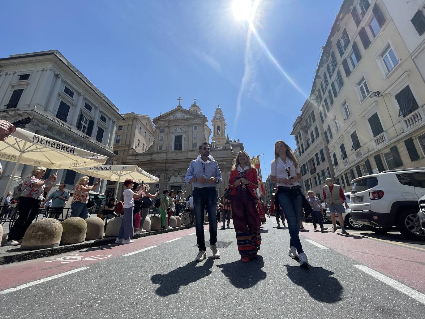 Pasacalles del Entierro de la Sardina en Génova