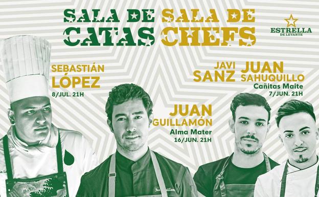 Javier Sanz y Juan Sahuquillo serán los próximos protagonistas de 'Sala de Chefs' de Estrella de Levante