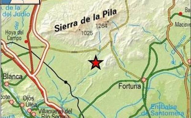 Un terremoto de dos grados se deja sentir al norte de Fortuna