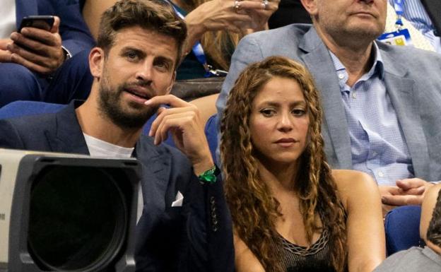 Piqué and Shakira, in a file photo. 