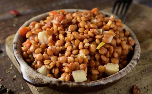 Ensalada de lentejas