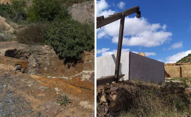 El sellado de 50 pozos mineros de Cartagena aporta seguridad en zonas transitadas por senderistas y ciclistas