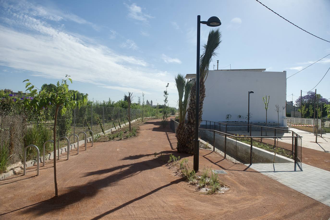 La renovación del entorno de la rueda de La Ñora, en imágenes