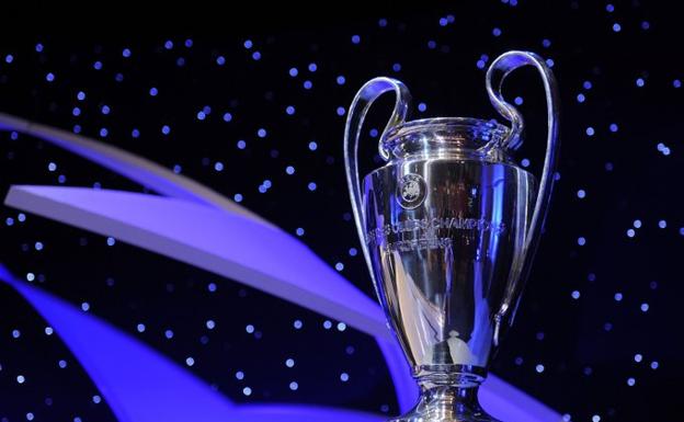 The Champions League trophy. 