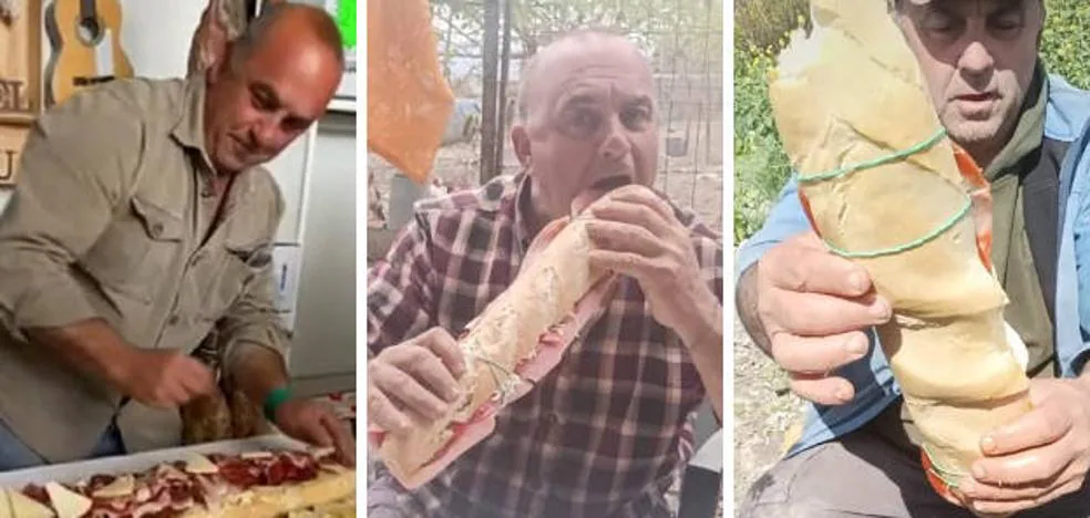 Ginés ‘Corregüela’, the farmer who sweeps Tiktok with his giant sandwiches