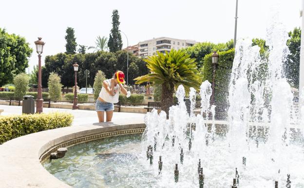 Alerta amarilla en casi toda la Región de Murcia por temperaturas de hasta 38 grados