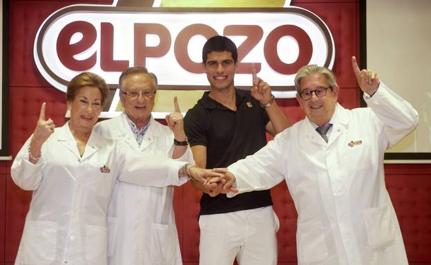 Carlos Alcaraz, nuevo embajador de la marca ElPozo