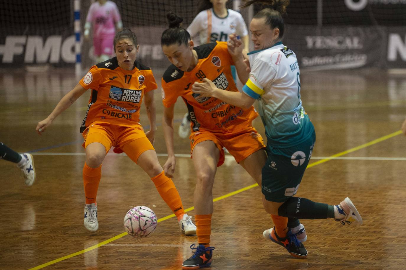 El STV Roldán solo empata ante el Burela (1-1)