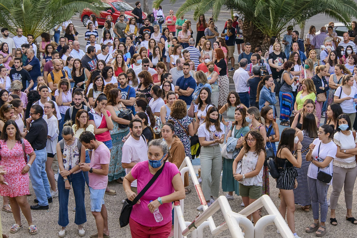 Las oposiciones al cuerpo de maestros en la Región de Murcia, en imágenes