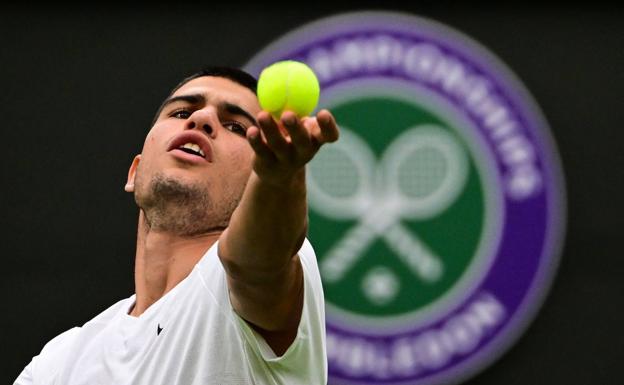 Horario y dónde ver el partido entre Carlos Alcaraz y Griekspoor de segunda ronda de Wimbledon