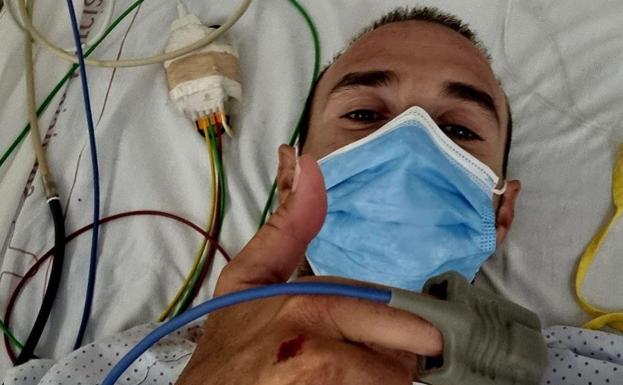 Alejandro Valverde, un atropello que pudo acabar en tragedia y queda en un susto