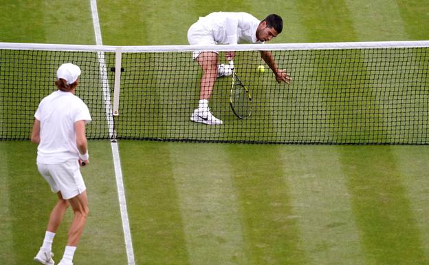 Un espectacular Sinner termina con la magia de Carlos Alcaraz en Wimbledon