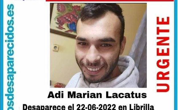 Buscan a un joven de 28 años desaparecido el 22 de junio en Librilla
