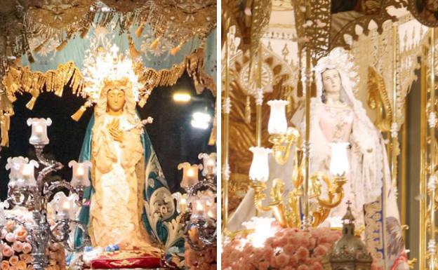 El Paso Blanco y el Azul de Lorca sacarán a sus vírgenes en procesión en septiembre