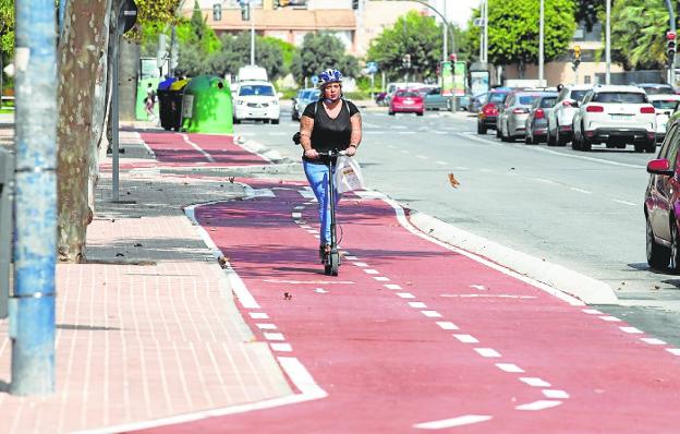 La calle Ingeniero de la Cierva de Cartagena tendrá carril bici en tres meses
