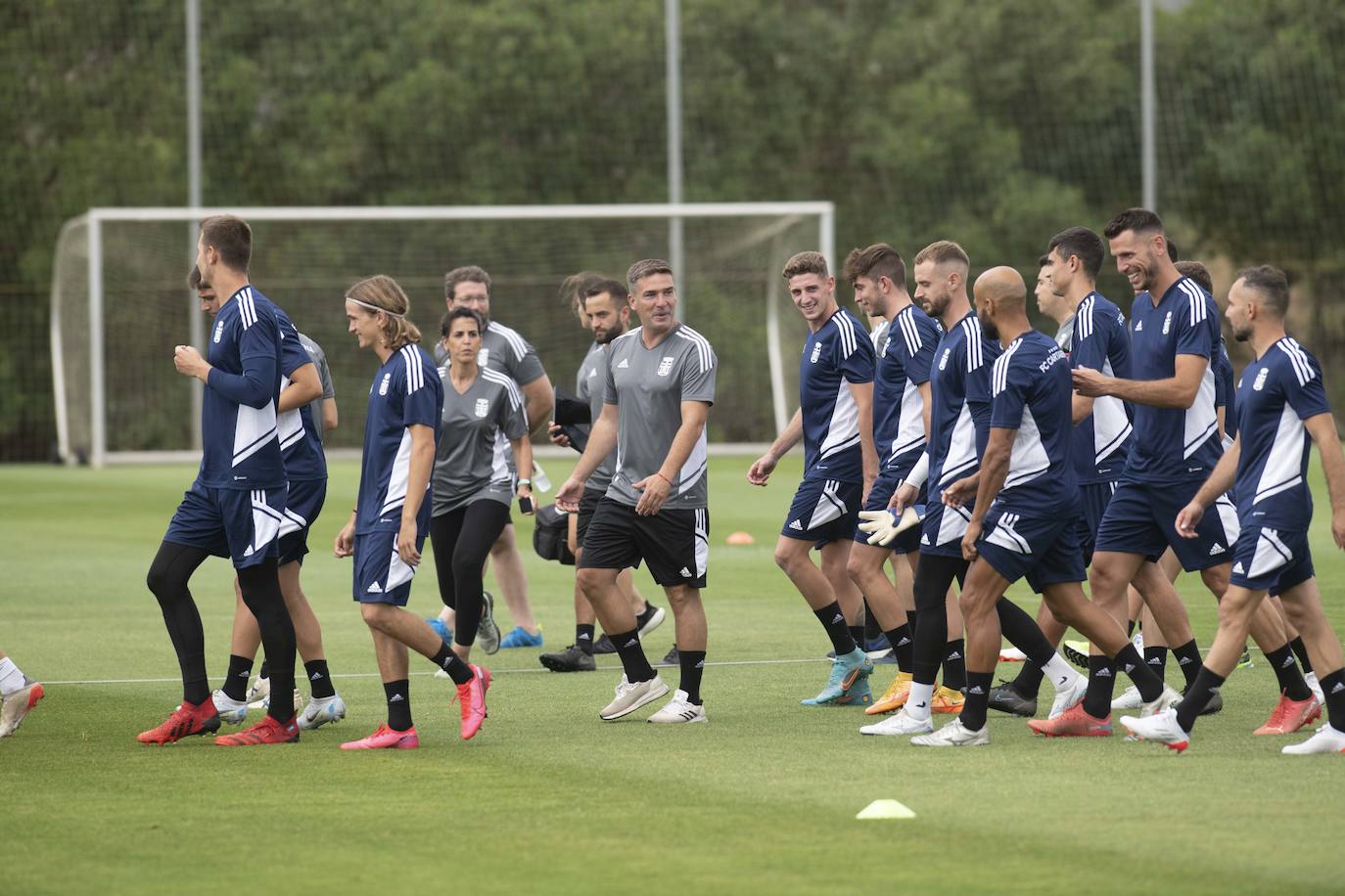 Primer entrenamiento del FC Cartagena en La Manga Club