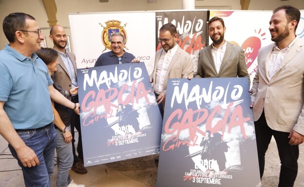Manolo García actuará en Lorca el 3 de septiembre